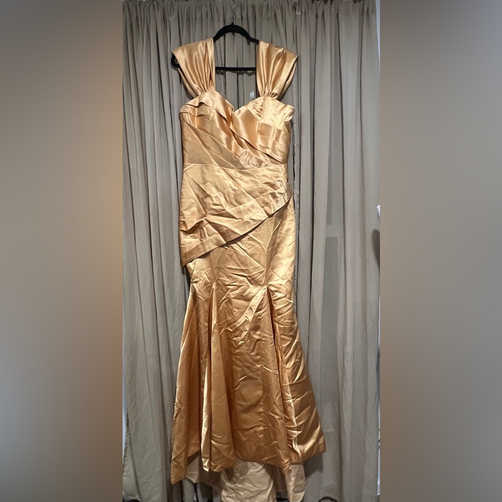 Elegant Gold Evening Gown size 6